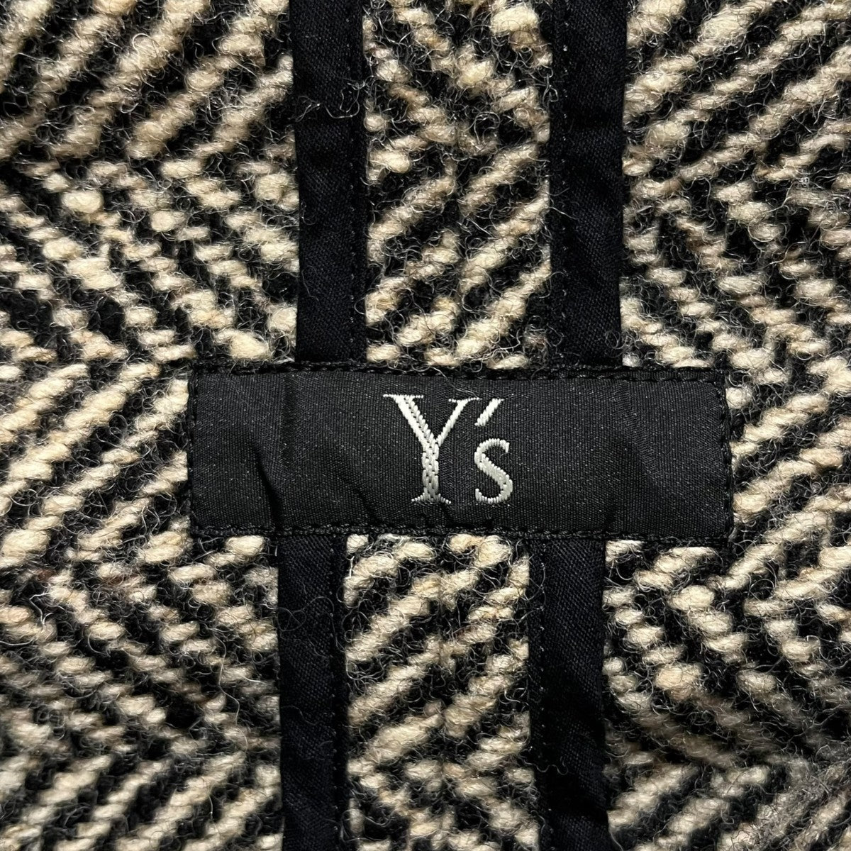 Y’s ヘリンボーンHERRINGBONE CAPE COATYV-C07-111 古着・中古-5枚目のアイテム画像