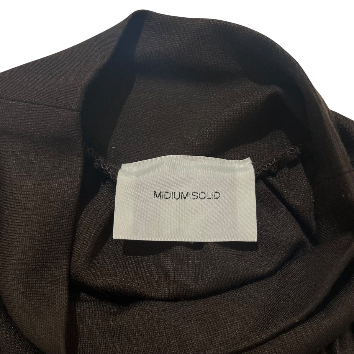 MIDIUMISOLID ハイネックカットソー 古着・中古-3枚目のアイテム画像