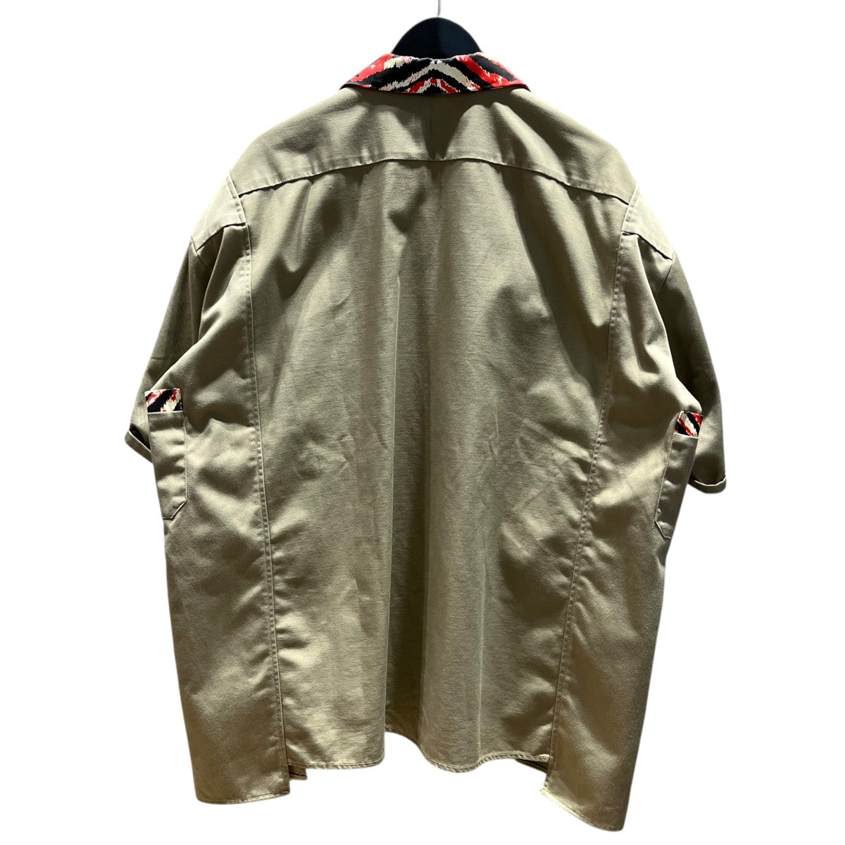 77circa×Dickies ワイドオープンカラービックシャツDK006387 tiger print work shirt 古着・中古-2枚目のアイテム画像