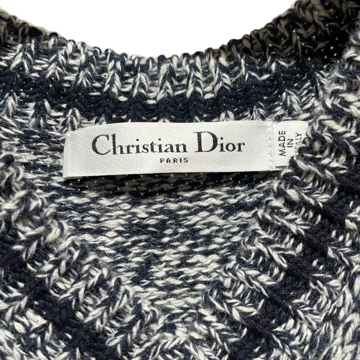 Christian Dior シグネチャーニットベスト054T01AM303 古着・中古-5枚目のアイテム画像