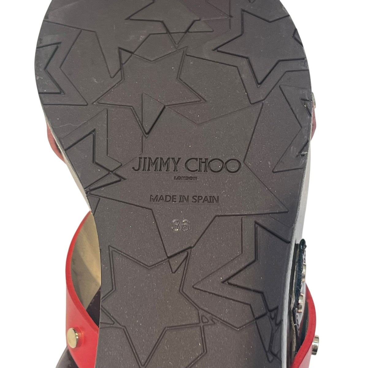 超美品　ジミーチュウ　サンダル　ウェッジソール JIMMY CHOO(ジミーチュウ) ウェッジソールサンダルAIX/W 60 AIX/W 60