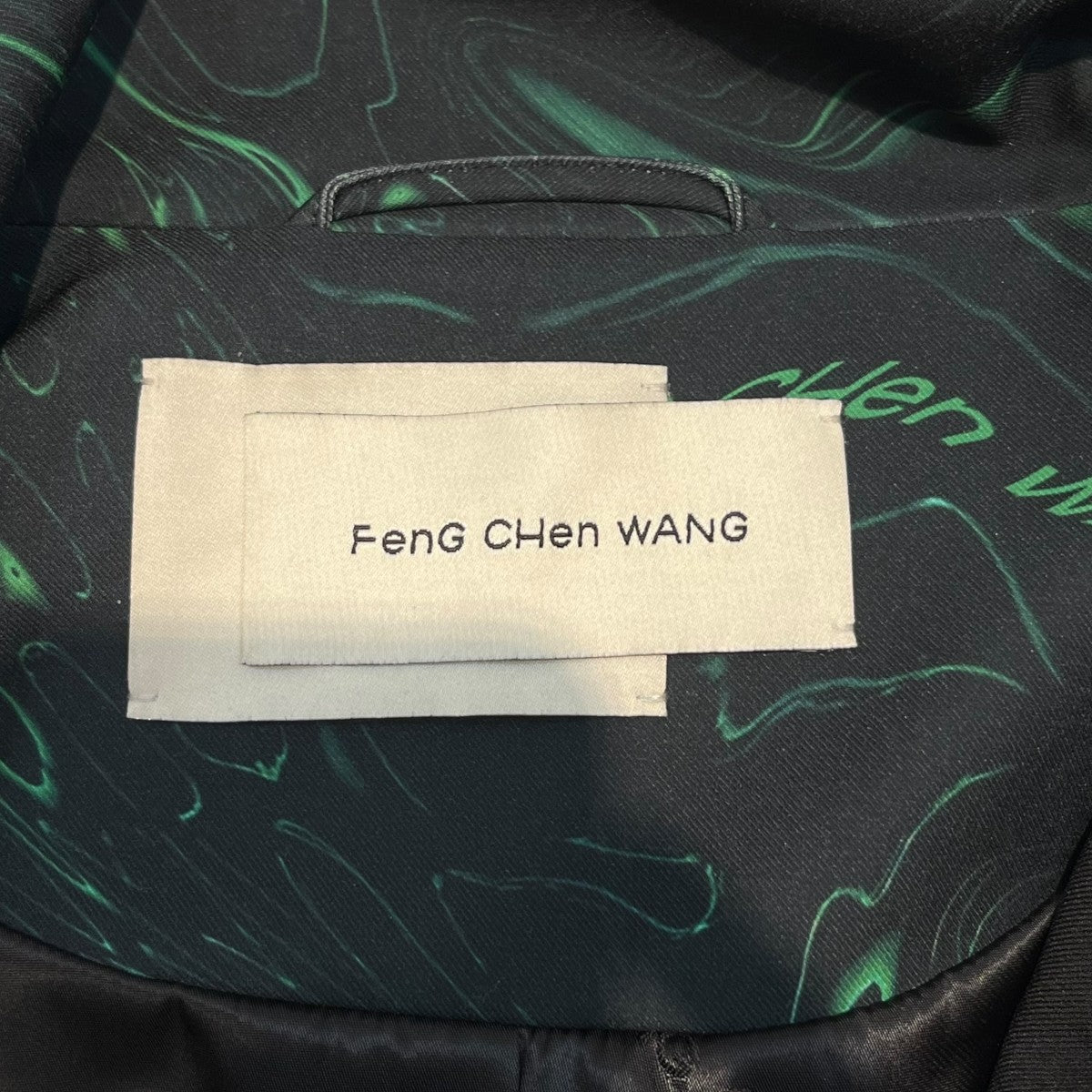 FENG CHEN WANG ラカウェアープリントジップジャケットFMF14JK16 古着・中古-5枚目のアイテム画像