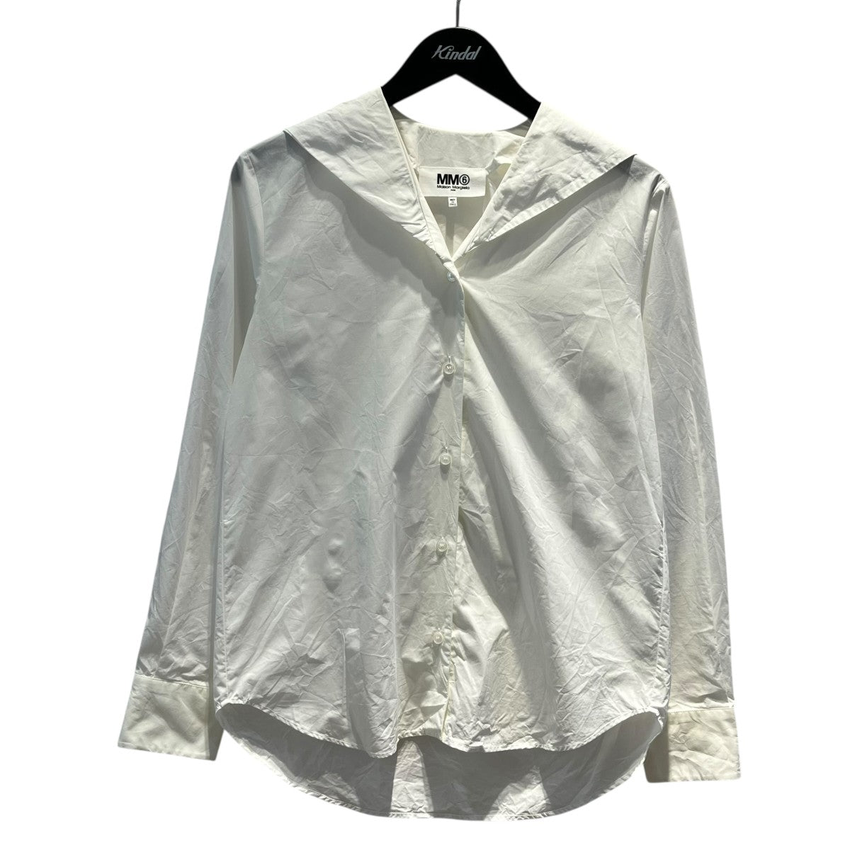 MM6 Maison Margiela 手話モチーフプリントシャツS52DL0156 S47294 古着・中古-1枚目のアイテム画像