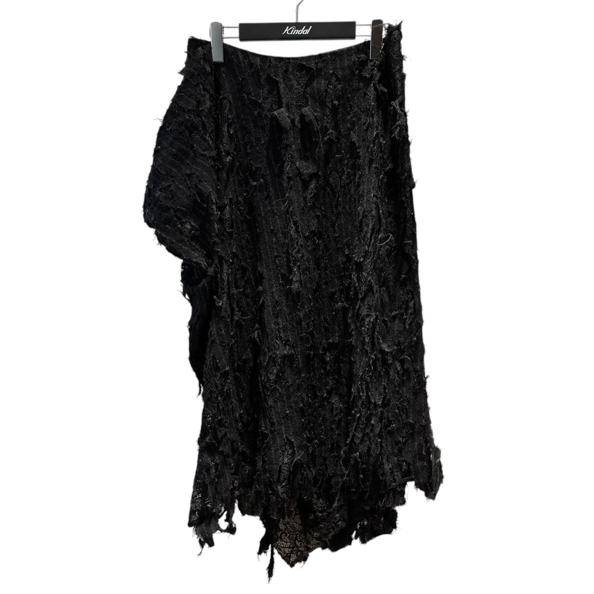 LIMI feu DAMEGED STRIPE PUFF SKIRT変形スカートLL-S10-105-1 古着・中古-1枚目のアイテム画像