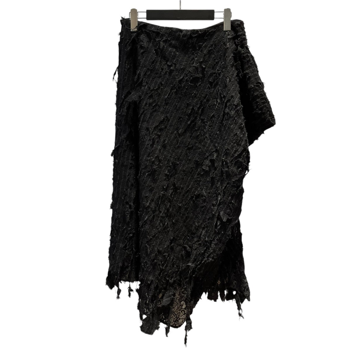 LIMI feu DAMEGED STRIPE PUFF SKIRT変形スカートLL-S10-105-1 古着・中古-2枚目のアイテム画像