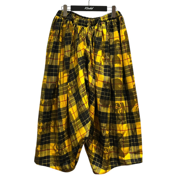 COMME des GARCONS(コムデギャルソン) AD2019チェックサルエルパンツGD