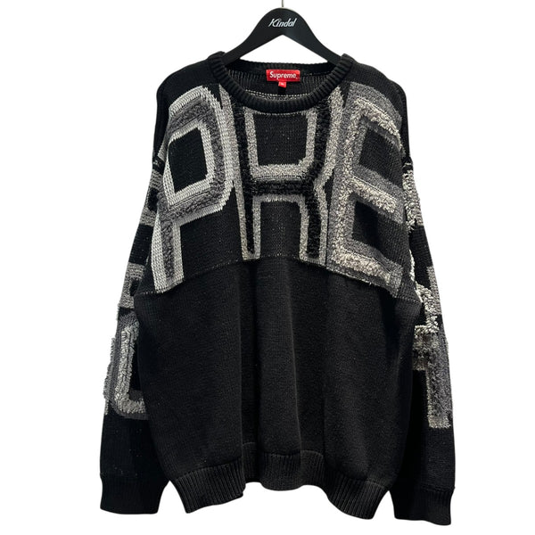 Supreme(シュプリーム) ロゴデザインChenille Logo Sweater ニット