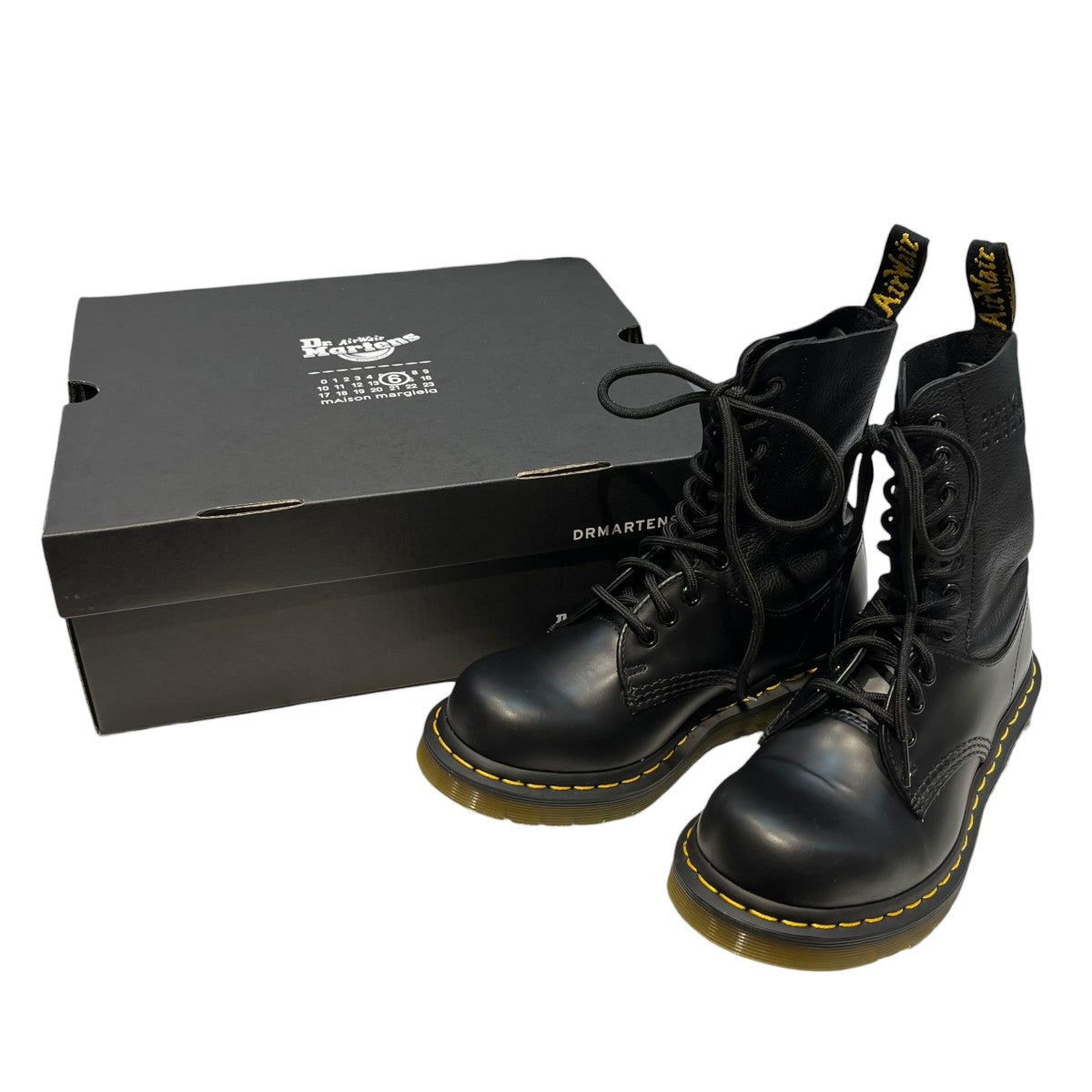 Dr．Martens×MM6 Maison Margiela 10ホールブーツ1460 TWIST 古着・中古-7枚目のアイテム画像