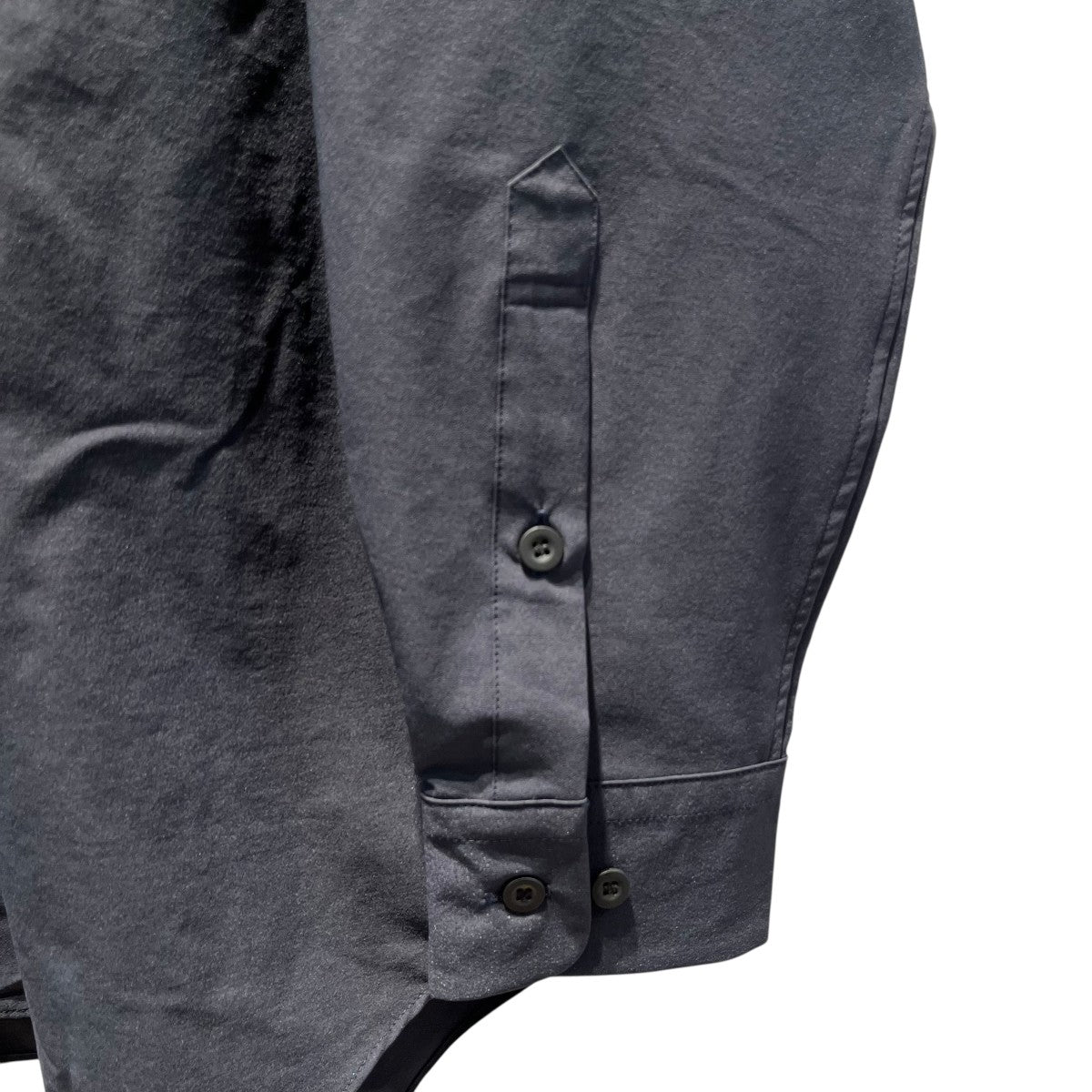 Descente ALLTERRAIN ソロテックスレギュラーカラーシャツ無地長袖シャツDLMXGB50 古着・中古-4枚目のアイテム画像