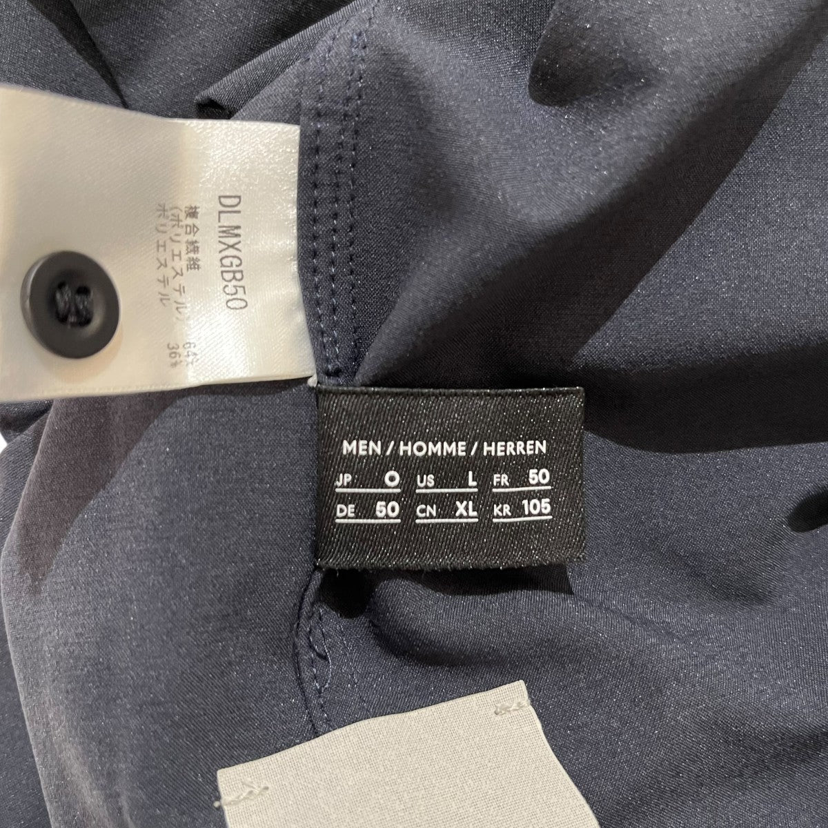 Descente ALLTERRAIN ソロテックスレギュラーカラーシャツ無地長袖シャツDLMXGB50 古着・中古-6枚目のアイテム画像