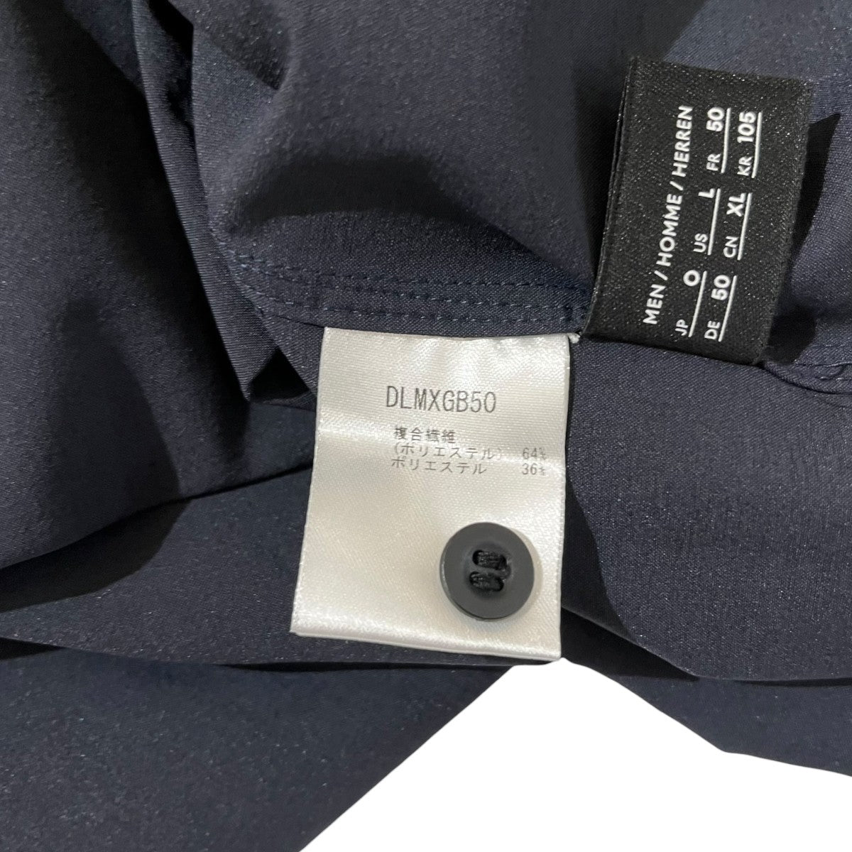 Descente ALLTERRAIN ソロテックスレギュラーカラーシャツ無地長袖シャツDLMXGB50 古着・中古-7枚目のアイテム画像
