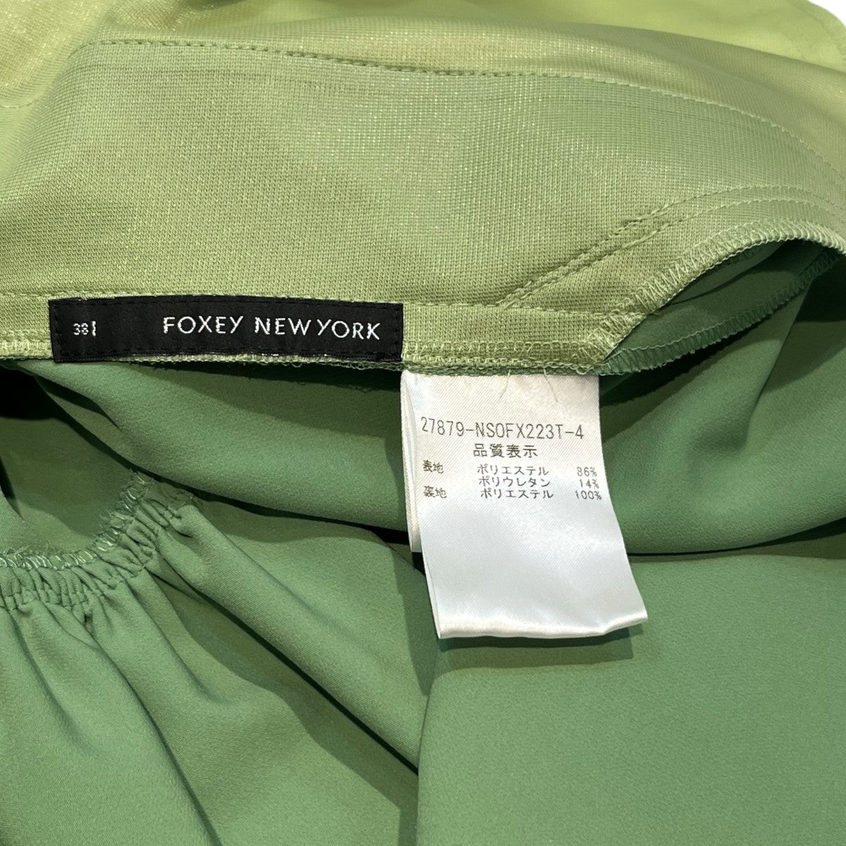 FOXEY NEWYORK ノースリーブワンピース27879-NSOFX223T-4 古着・中古-4枚目のアイテム画像
