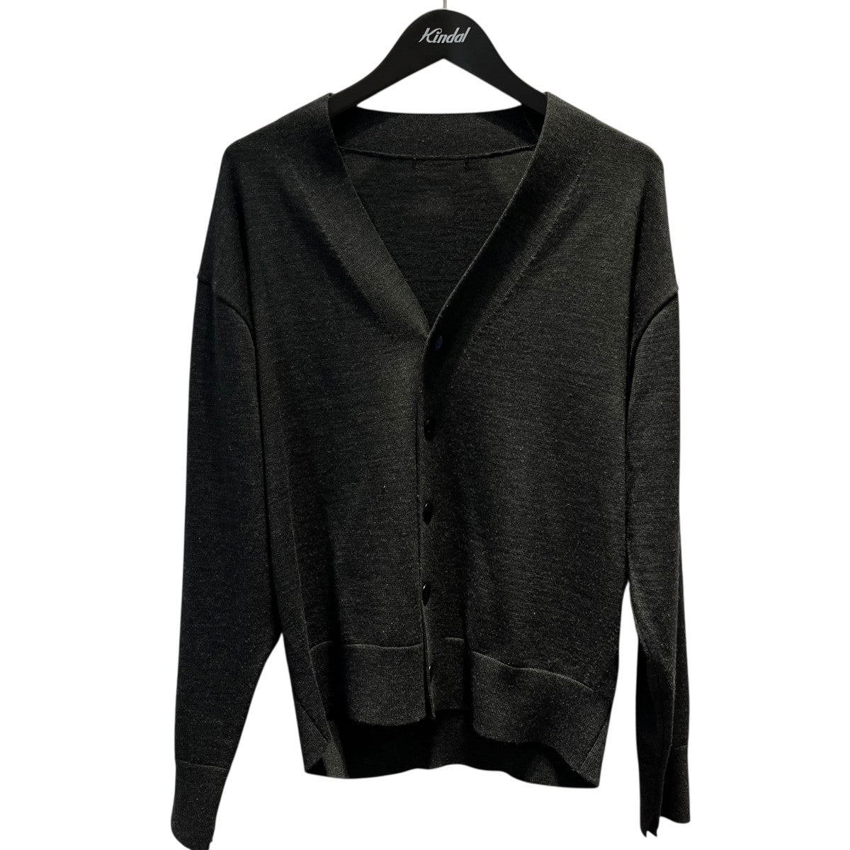 ATON(エイトン) NATURAL DYE SLOW WOOL OVER SIZE CARDIGANニット