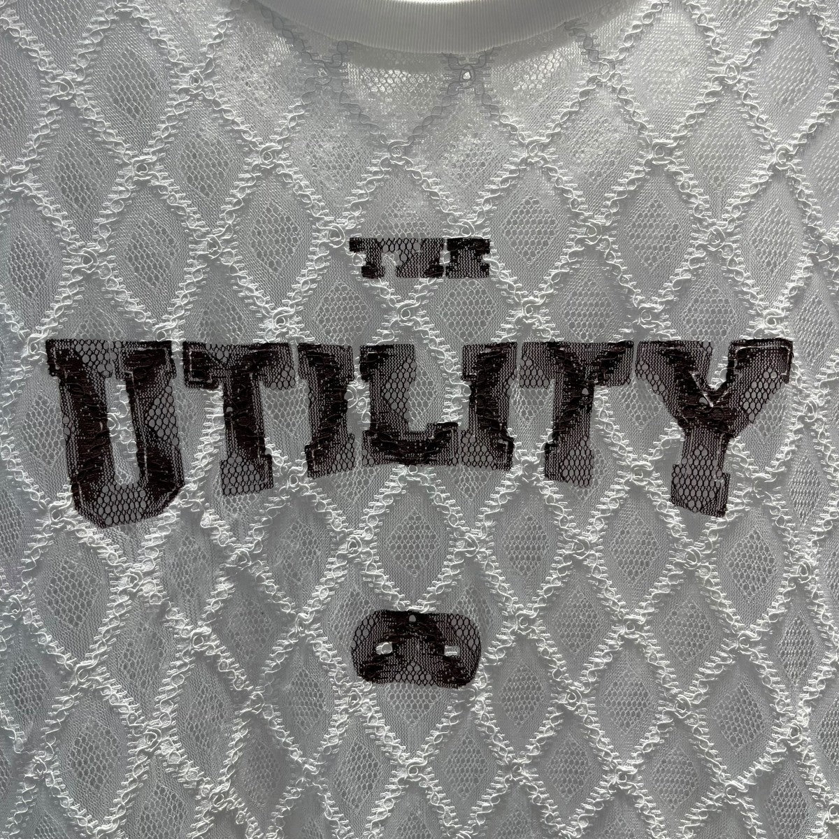 Lace Logo Print Oversized T-shirtレースTシャツ21241415318