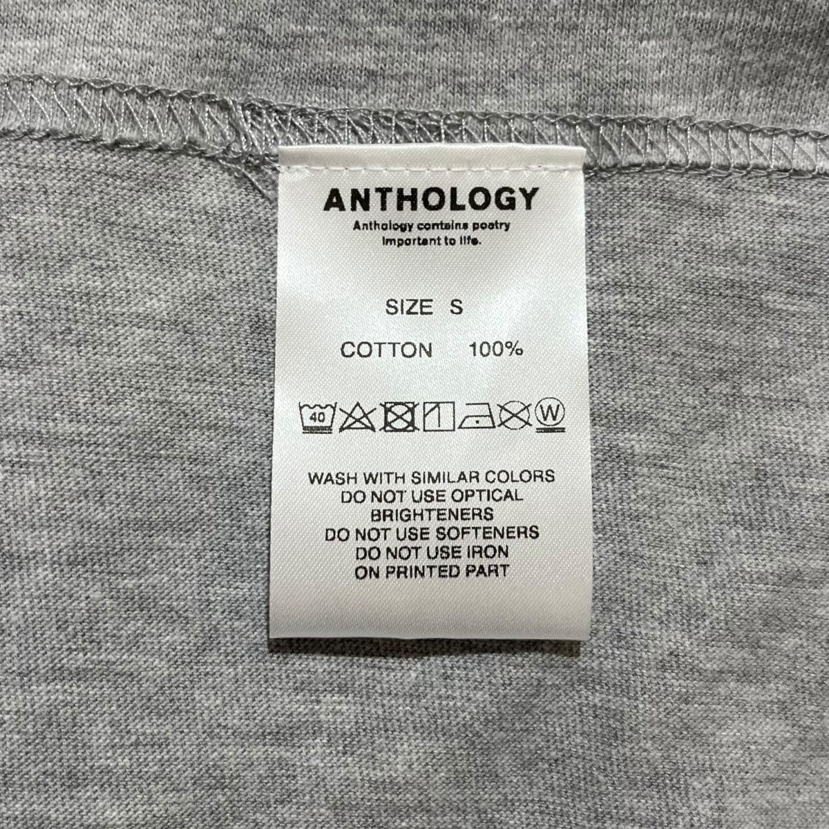 ANTHOLOGY 長袖Tシャツ 古着・中古-5枚目のアイテム画像