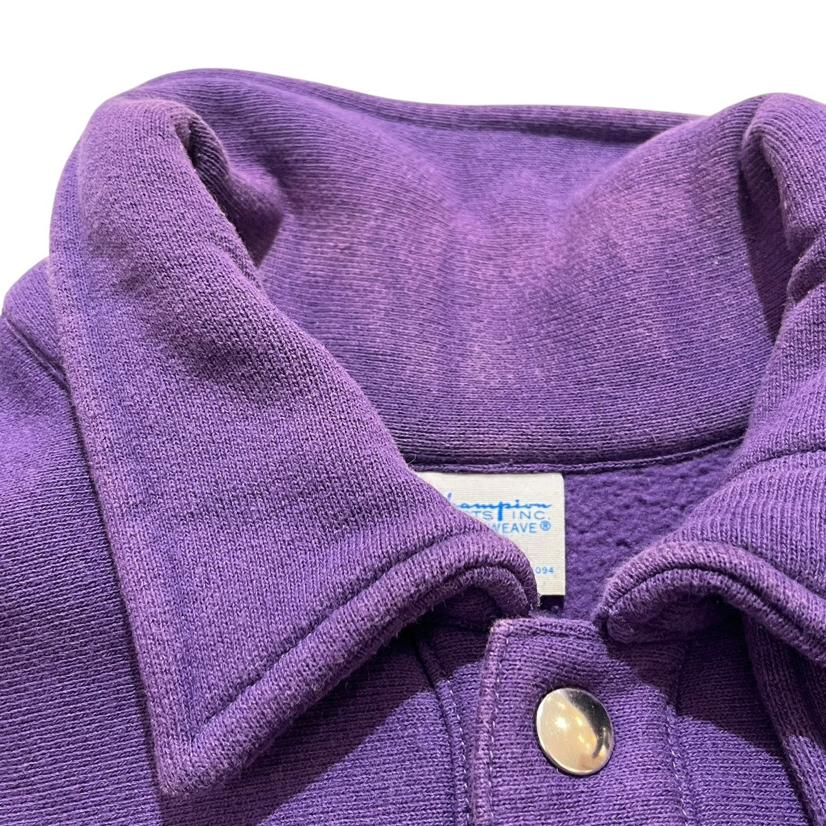 Champion ハーフスナップスウェットC8-W015 古着・中古-4枚目のアイテム画像