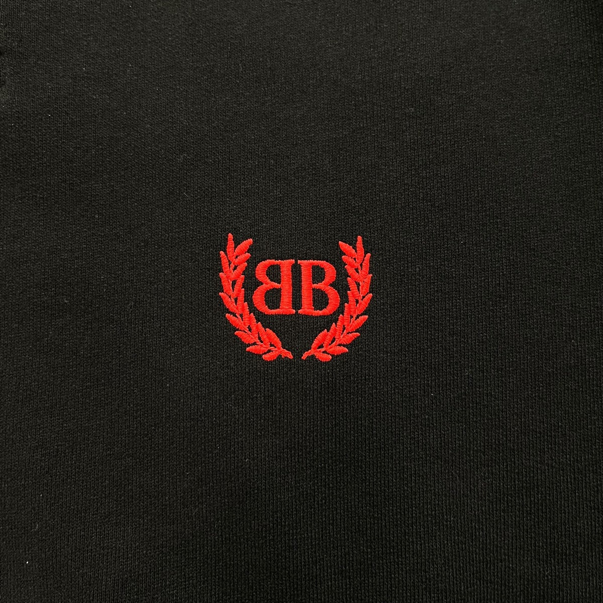 BALENCIAGA BBロゴ刺繍オーバーシルエット長袖ポロシャツ862371 古着・中古-4枚目のアイテム画像