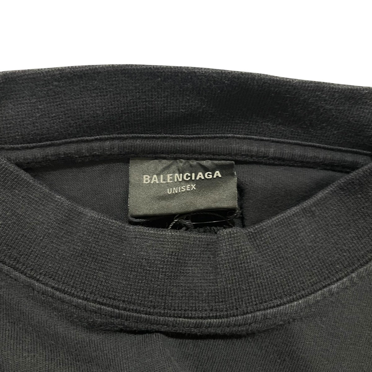 BALENCIAGA 左袖ロゴ刺繍オーバーシルエット長袖Tシャツ739027 古着・中古-6枚目のアイテム画像