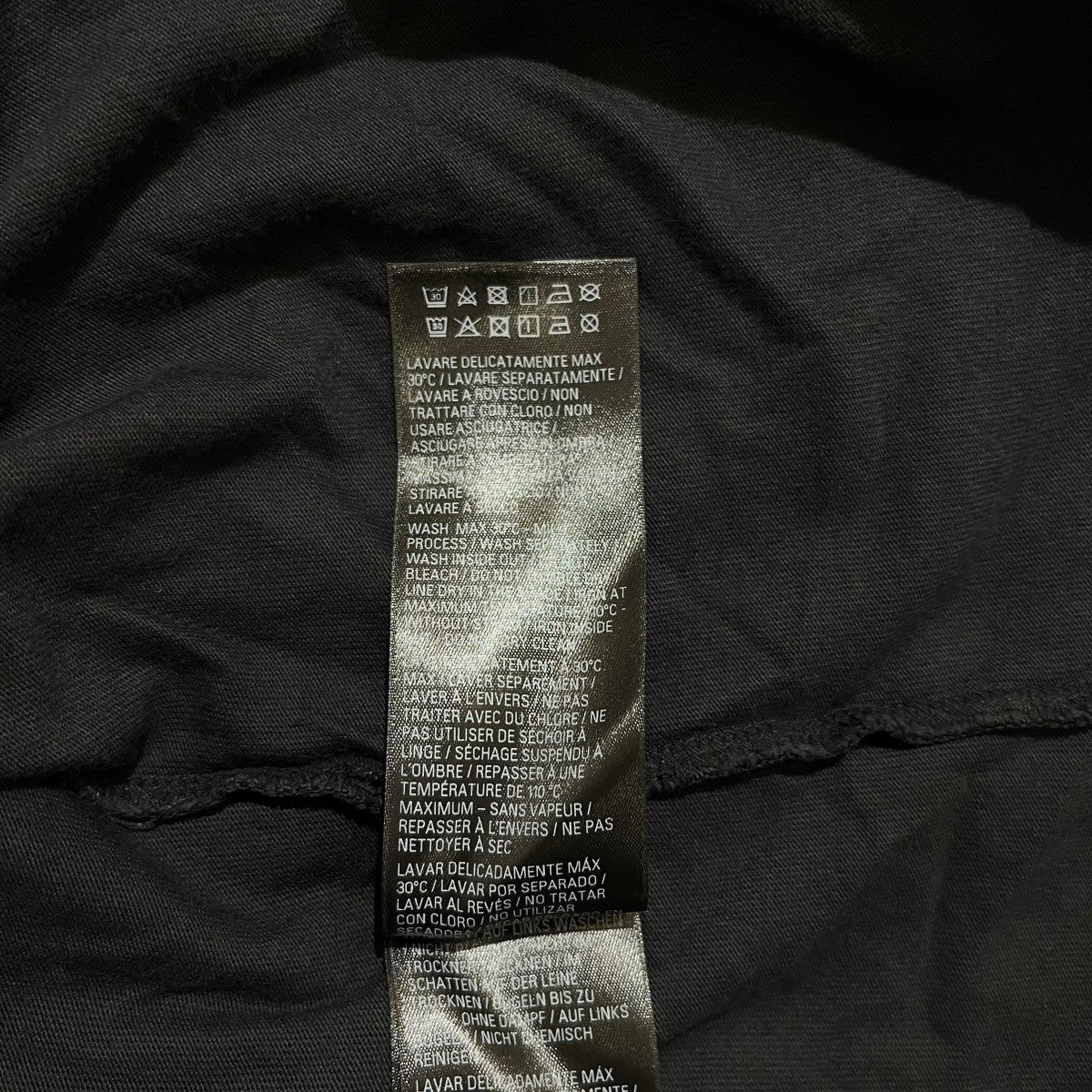 BALENCIAGA 左袖ロゴ刺繍オーバーシルエット長袖Tシャツ739027 古着・中古-9枚目のアイテム画像