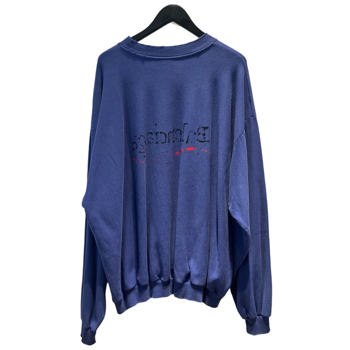 BALENCIAGA(バレンシアガ) ダメージ加工 キャンペーンロゴスウェット