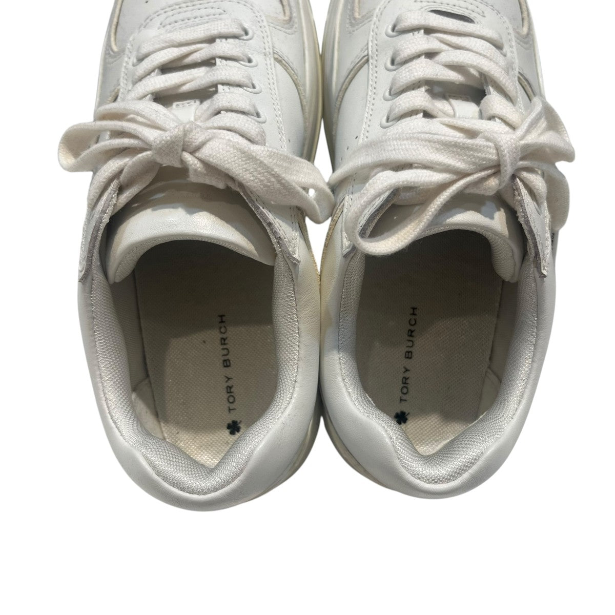TORY BURCH クローバー プラットフォーム コート スニーカー161962 古着・中古-5枚目のアイテム画像