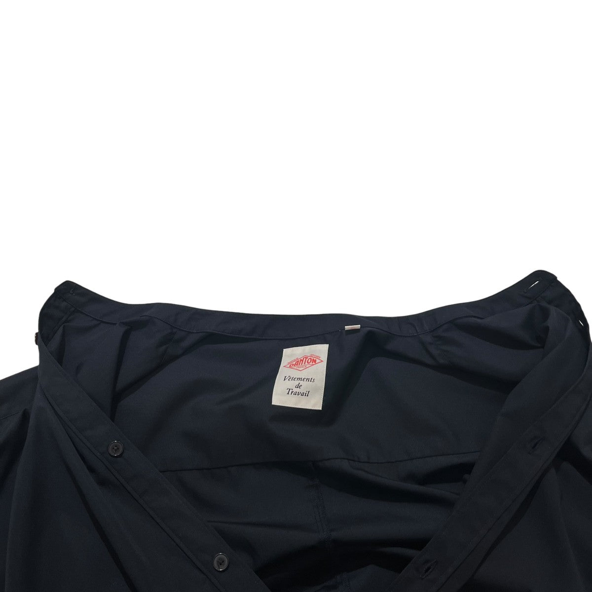DANTON シャツワンピースDT-B0230 HTC WIDE LONG SHIRT 古着・中古-6枚目のアイテム画像