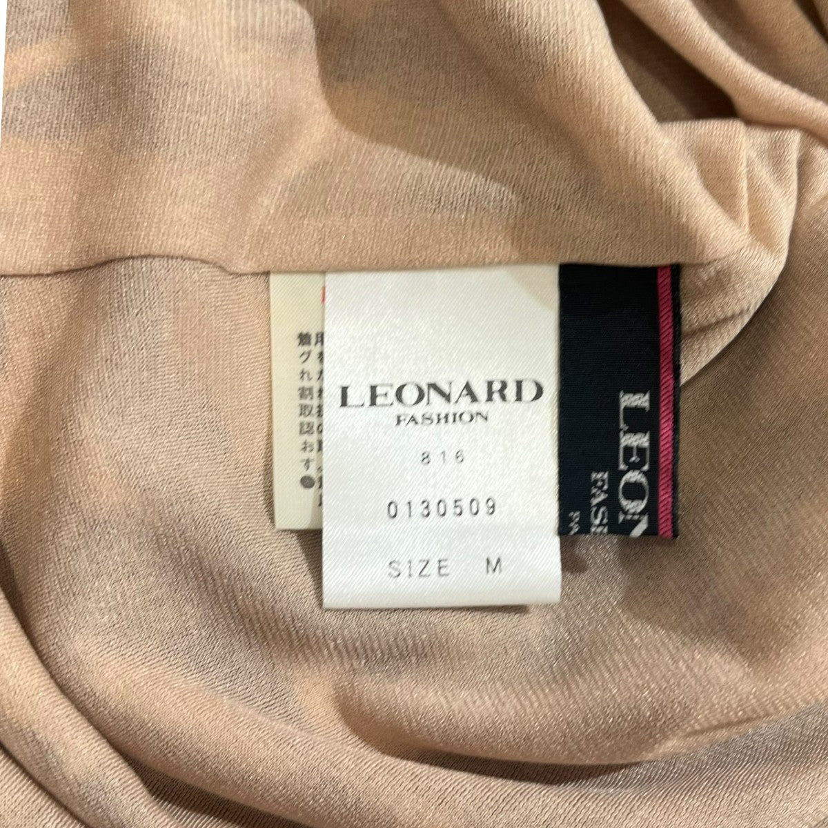 LEONARD レオパード柄ワンピース0130509 古着・中古-3枚目のアイテム画像