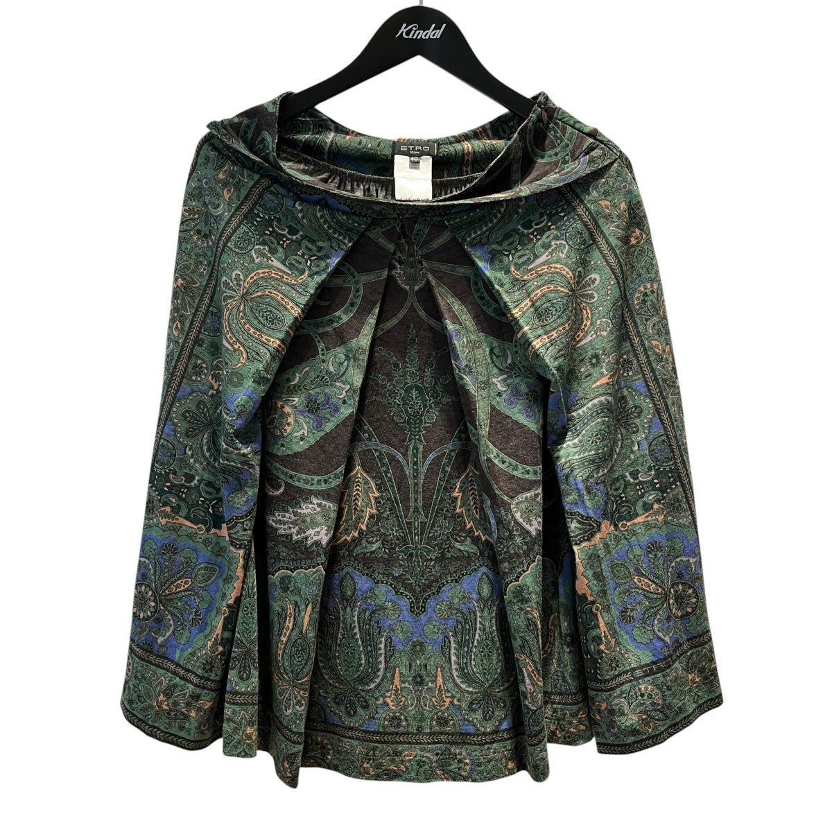 ETRO ペイズリーポンチョ072-14222-5251 古着・中古-1枚目のアイテム画像
