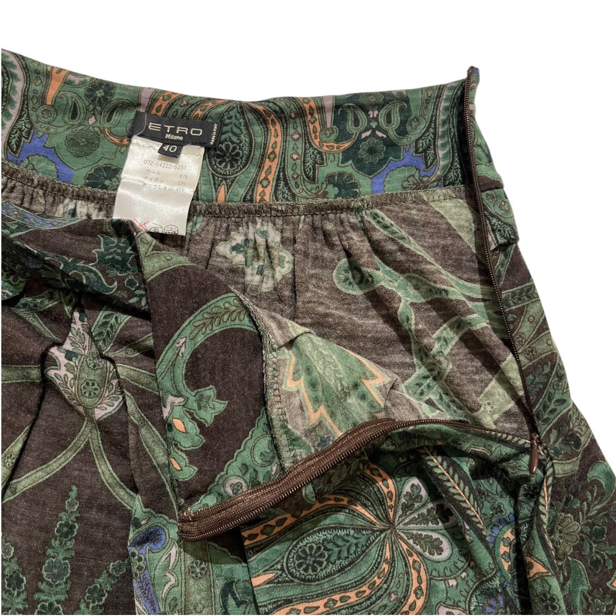 ETRO ペイズリーポンチョ072-14222-5251 古着・中古-4枚目のアイテム画像