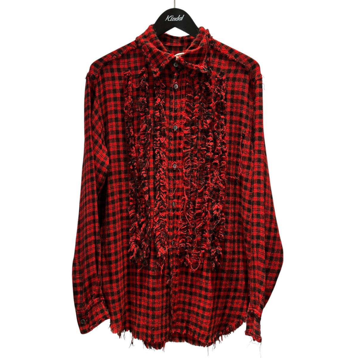 MASU 23SSGRUNGE PLAID SHIRTチェックシャツMMSS-SH0123 古着・中古-1枚目のアイテム画像