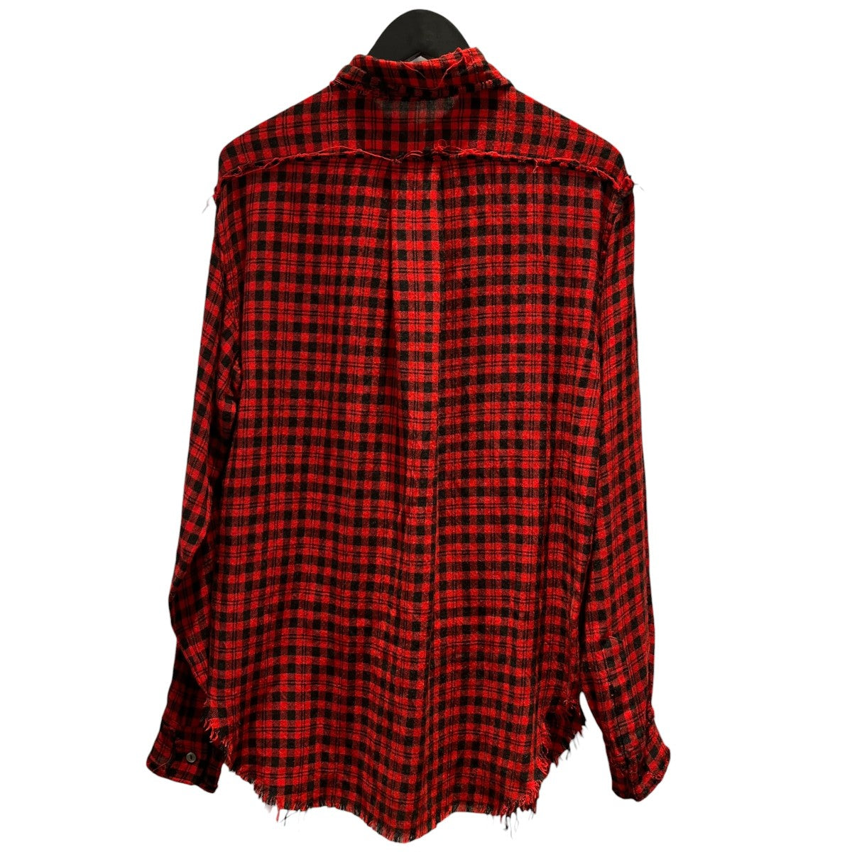 MASU 23SSGRUNGE PLAID SHIRTチェックシャツMMSS-SH0123 古着・中古-2枚目のアイテム画像