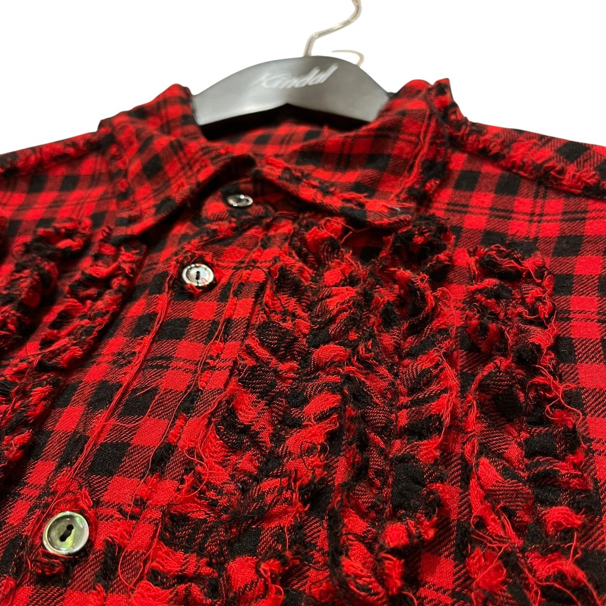 MASU 23SSGRUNGE PLAID SHIRTチェックシャツMMSS-SH0123 古着・中古-3枚目のアイテム画像