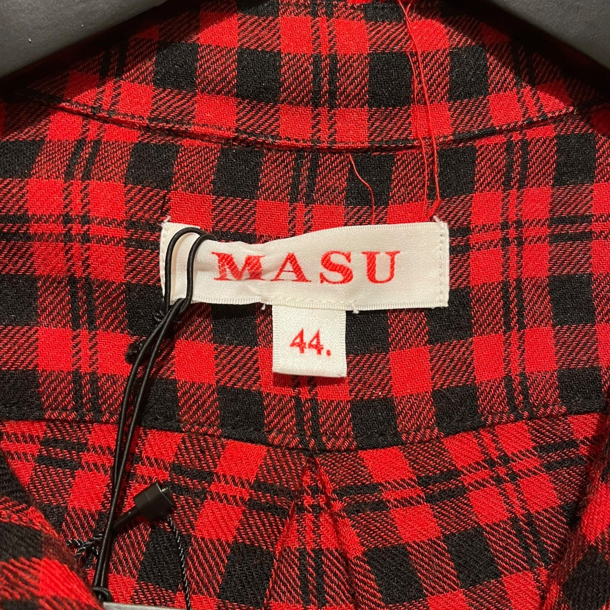 MASU 23SSGRUNGE PLAID SHIRTチェックシャツMMSS-SH0123 古着・中古-5枚目のアイテム画像