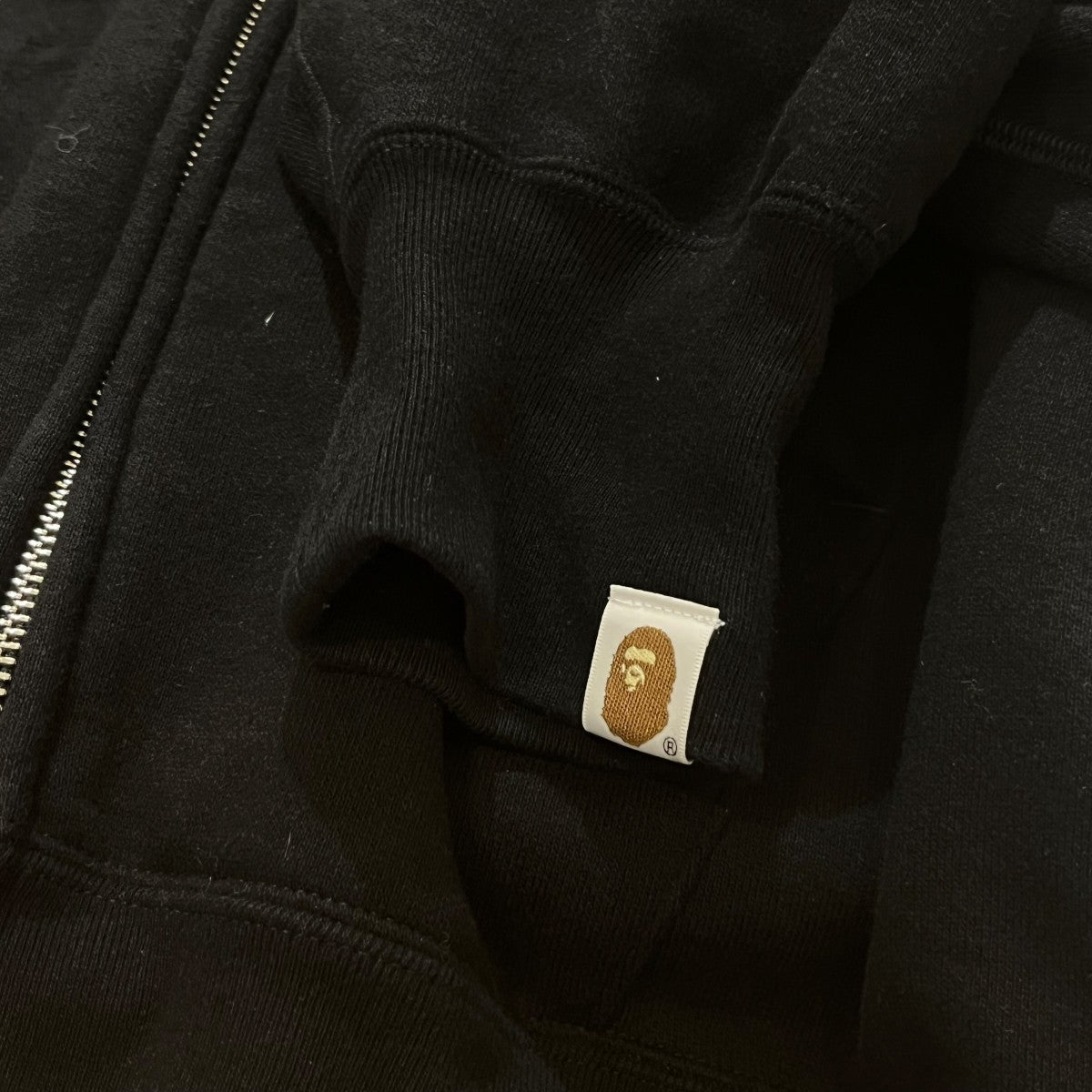 A BATHING APE 25SSABC CAMO CRYSTAL LOGO WIDE ZIP HOODIEジップパーカー 古着・中古-4枚目のアイテム画像