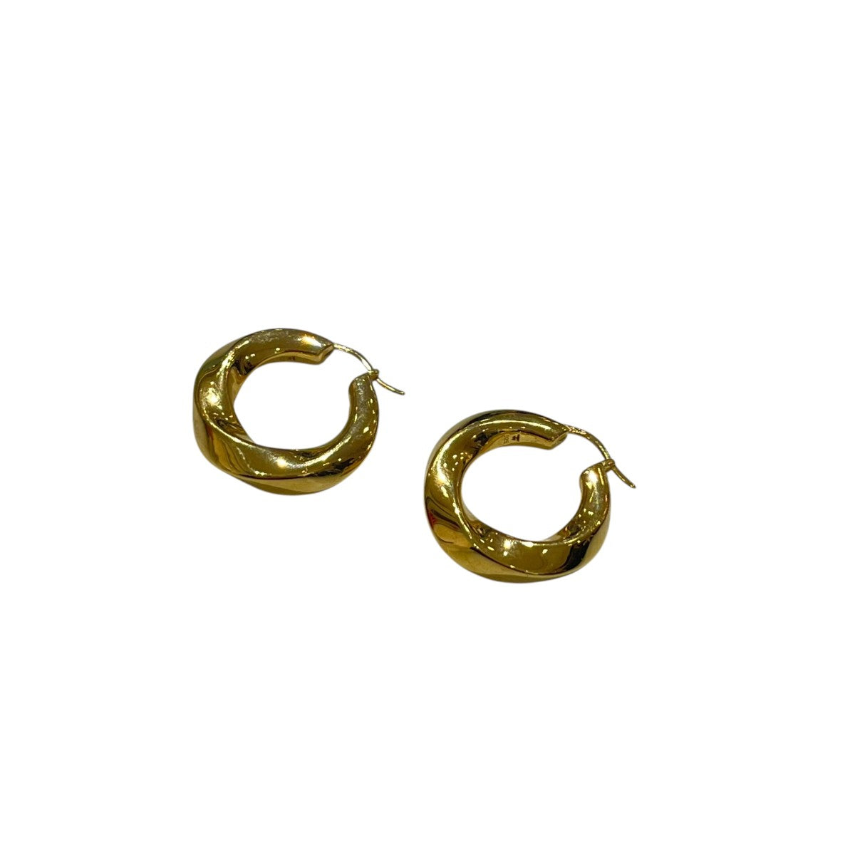 TOM WOOD ピアスInfinity Hoops gold 古着・中古-1枚目のアイテム画像