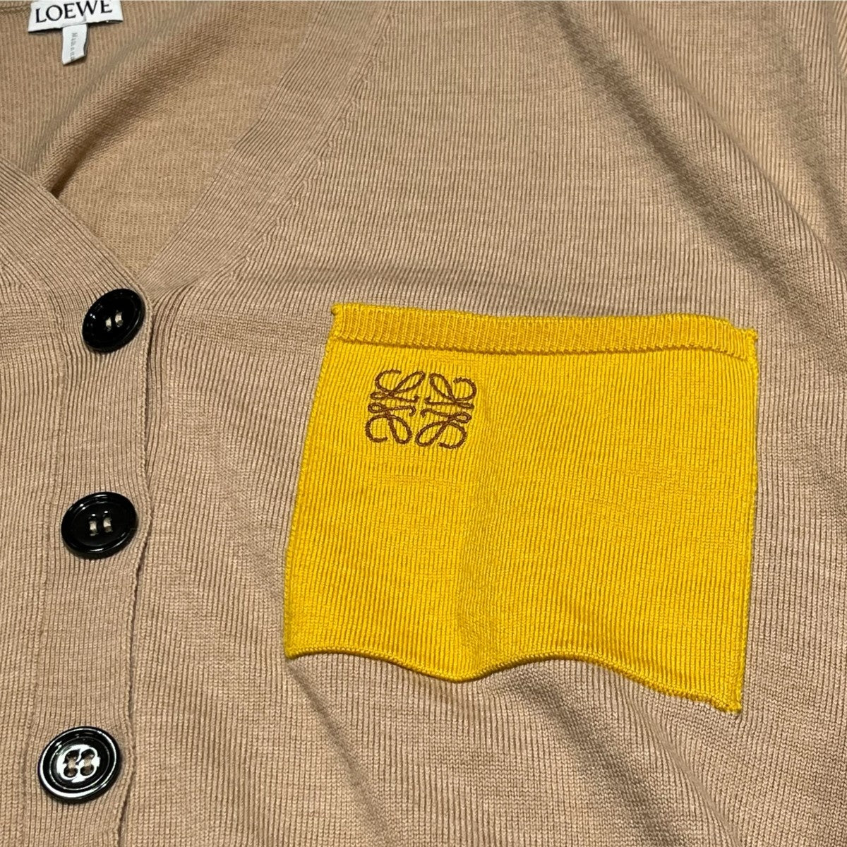 LOEWE アナグラム刺繍カーディガンS359Y16K04 古着・中古-7枚目のアイテム画像