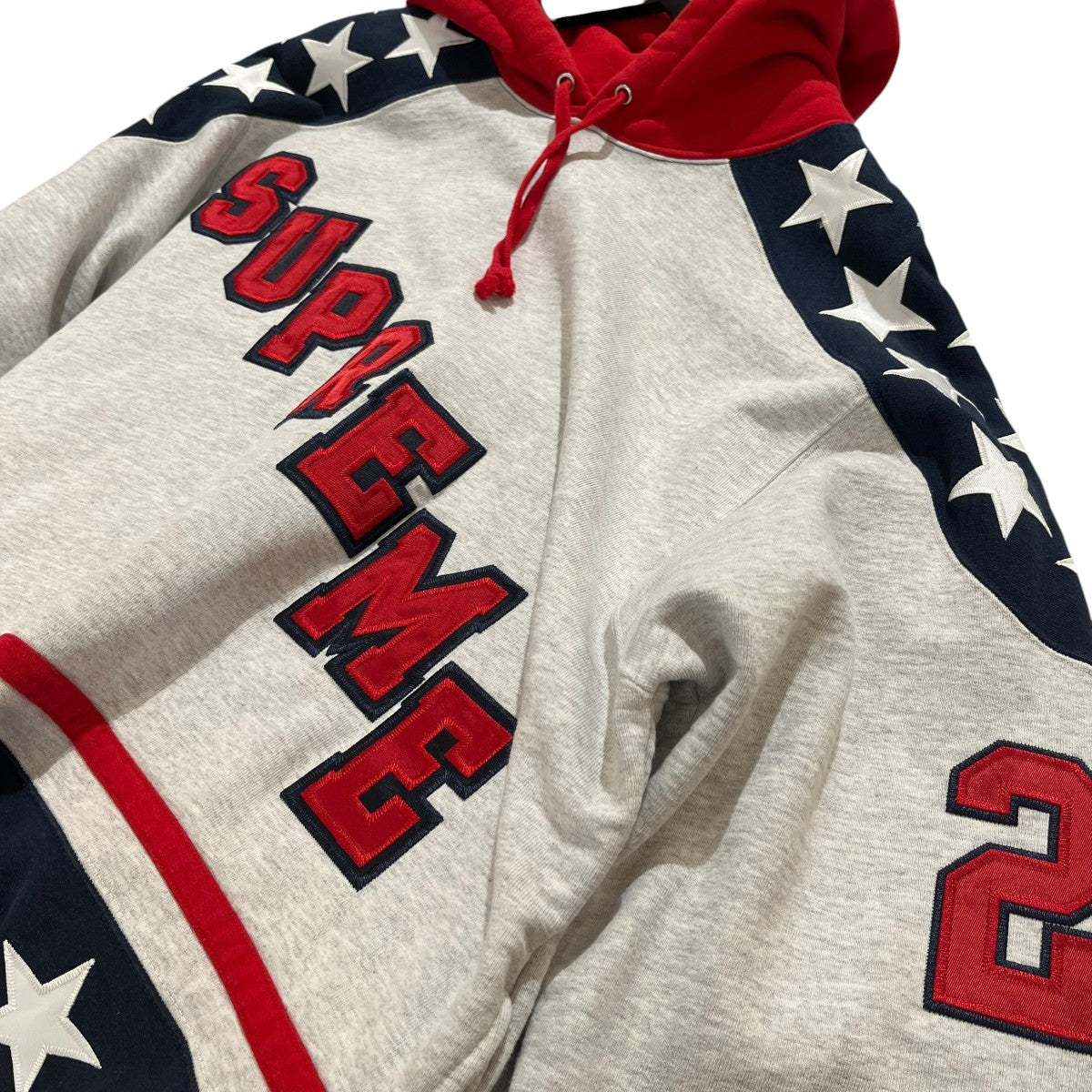 Supreme(シュプリーム) Hockey Hooded Sweatshirt星条旗パーカー