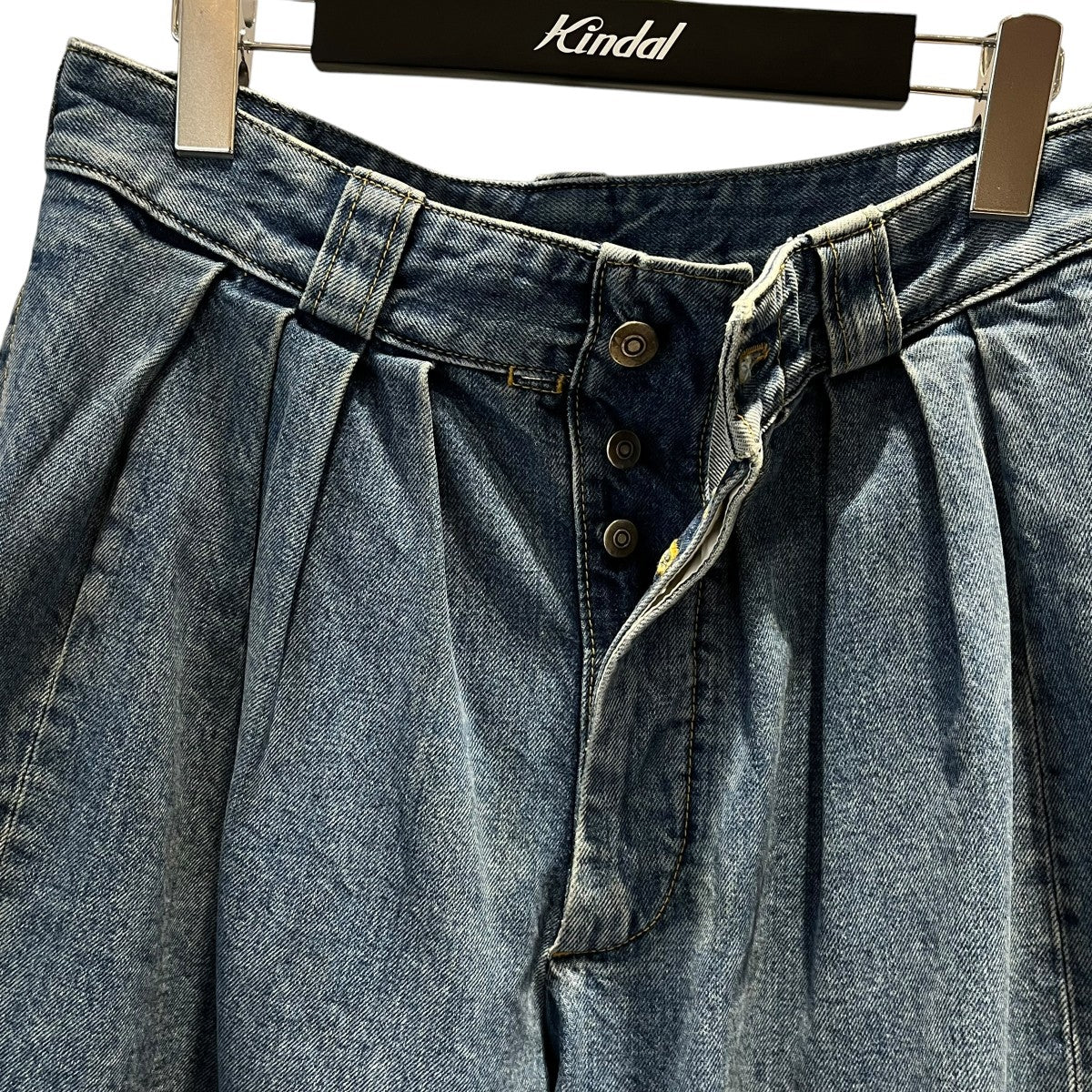 ■タックワイドデニムパンツS51KA0559