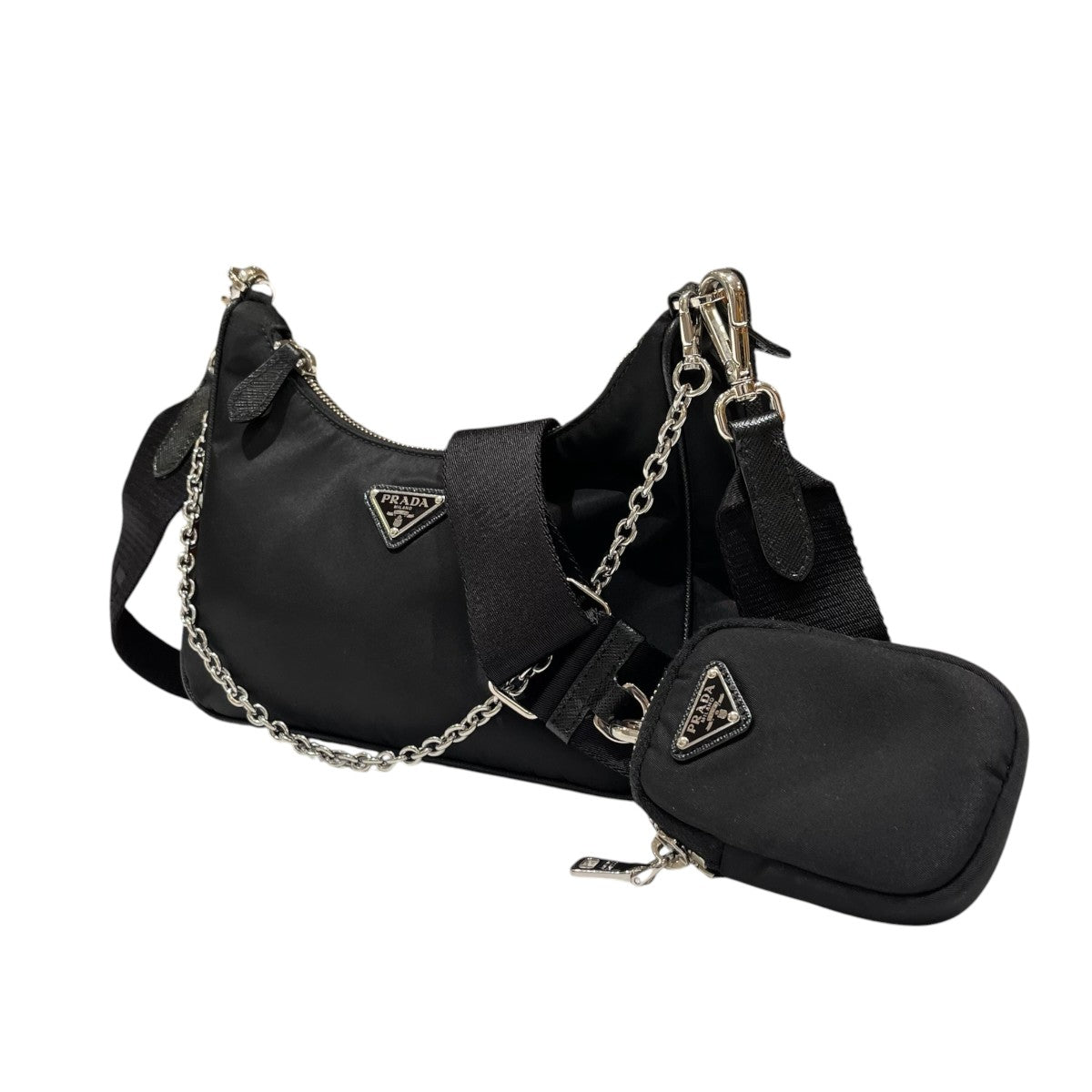 PRADA Re-Edition 2005 Re-Nylonショルダーバッグ 1BH204 古着・中古-2枚目のアイテム画像