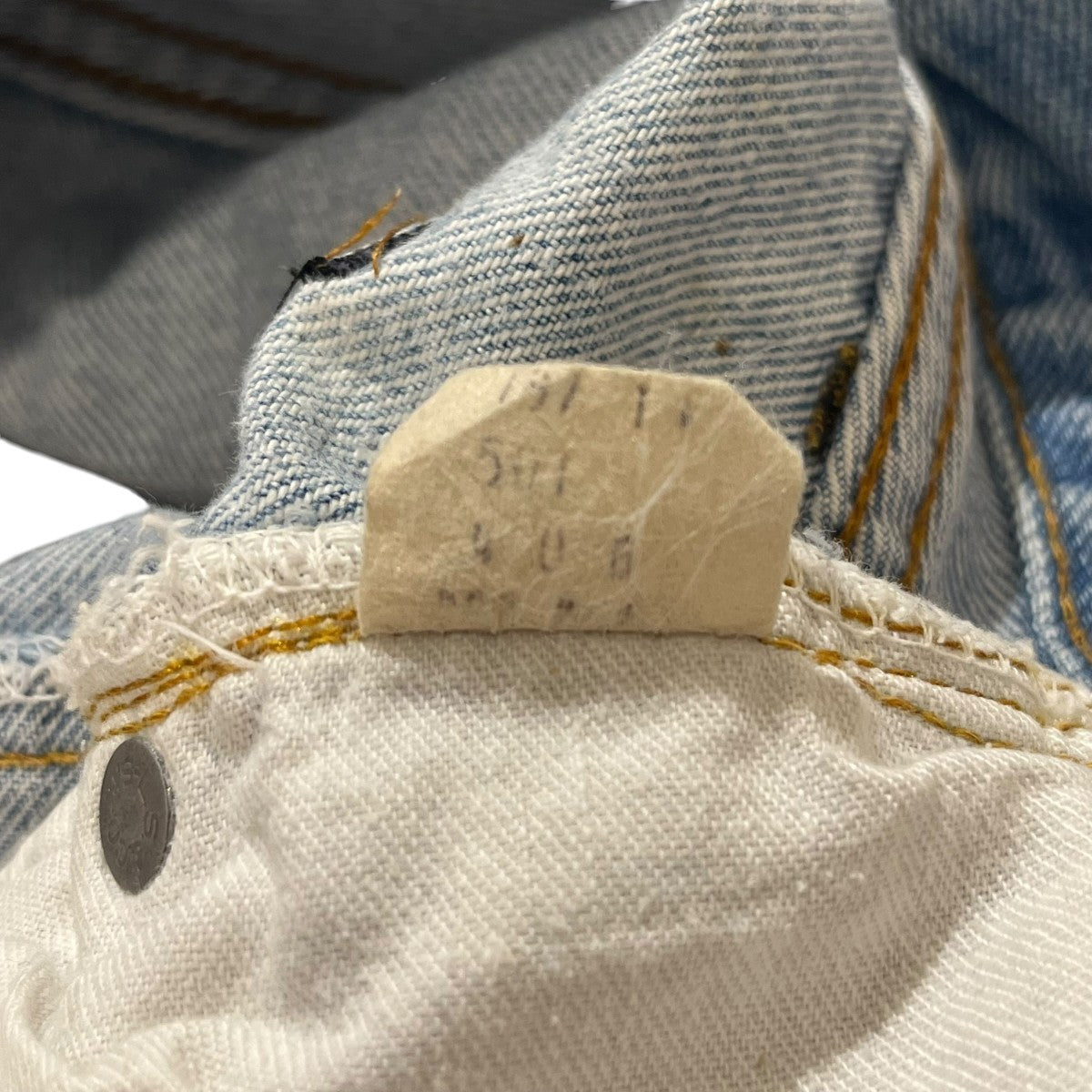 LEVI’S 66後期 裏ボタン6デニムパンツLOT 501 古着・中古-10枚目のアイテム画像