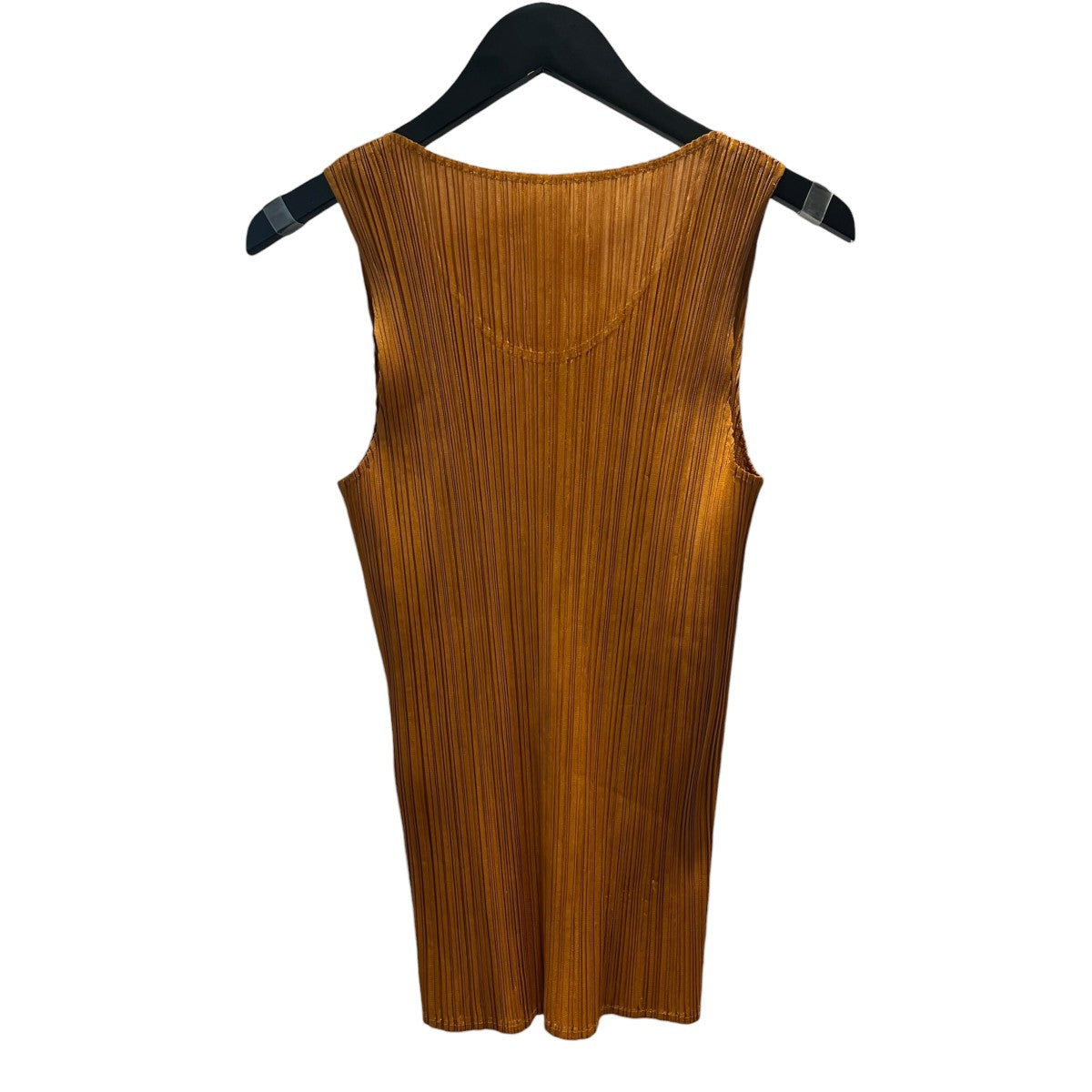 PLEATS PLEASE タンクトップ ブラウン PLEATS PLEASE(プリーツプリーズ) ノースリーブカットソーPP91-JK071