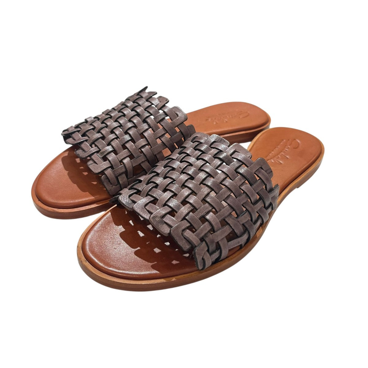 DRAGON レザーサンダルZIG ZAG SANDAL 古着・中古-1枚目のアイテム画像