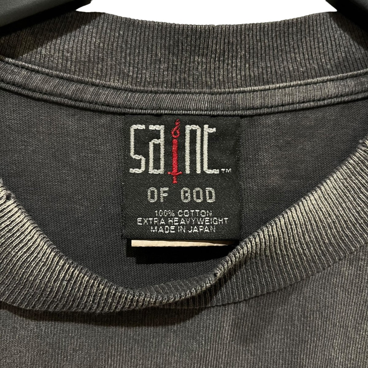 SAINT MICHAEL×FEAR OF GOD ヴィンテージ加工 FG SS TEE半袖TシャツSM-HR8-0000-C01 古着・中古-4枚目のアイテム画像