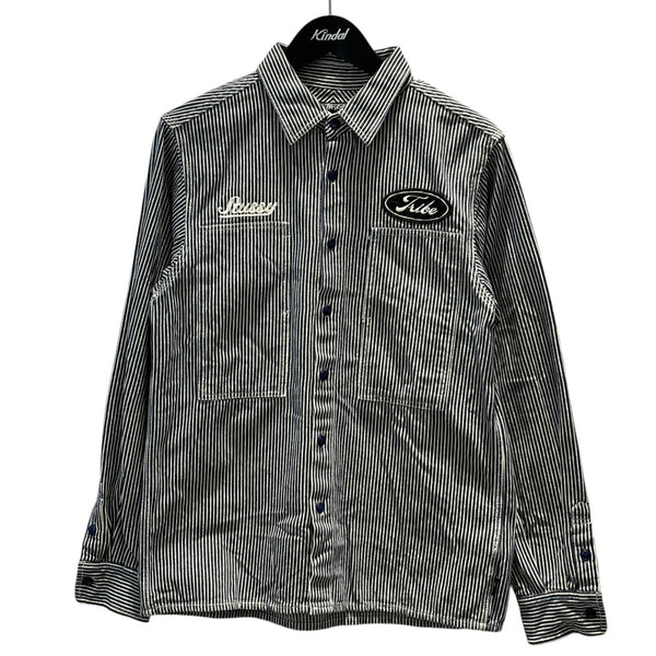 stussy(ステューシー) ワークシャツﾋｯｺﾘｰﾃﾞﾆﾑﾜｰｸｼｬﾂｼﾞｬｹｯﾄ ﾋｯｺﾘｰﾃﾞﾆﾑ