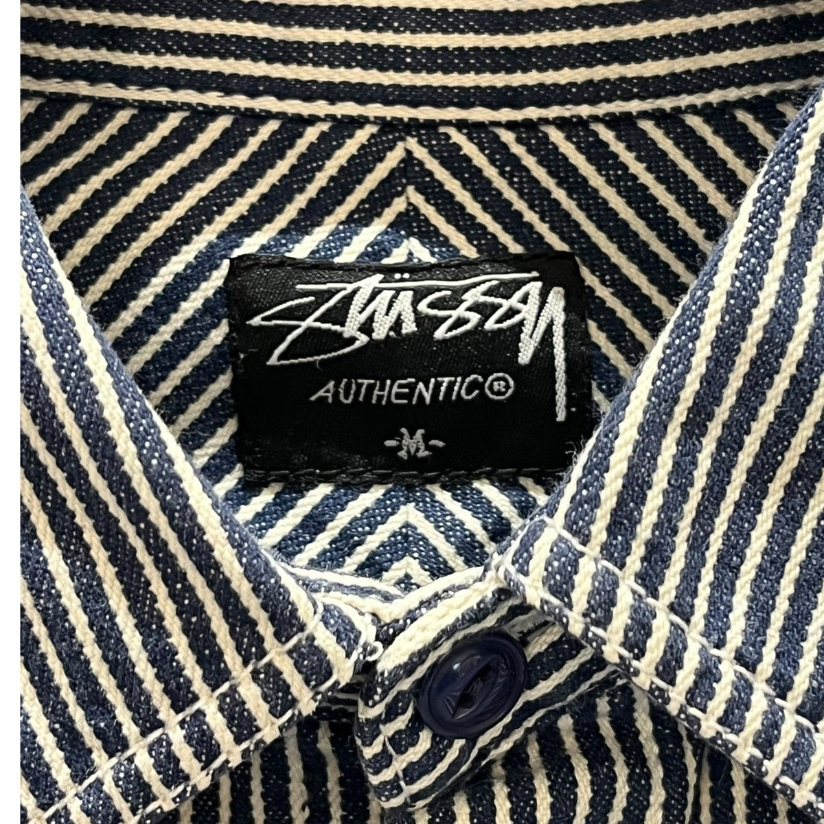 stussy(ステューシー) ワークシャツﾋｯｺﾘｰﾃﾞﾆﾑﾜｰｸｼｬﾂｼﾞｬｹｯﾄ ﾋｯｺﾘｰﾃﾞﾆﾑ