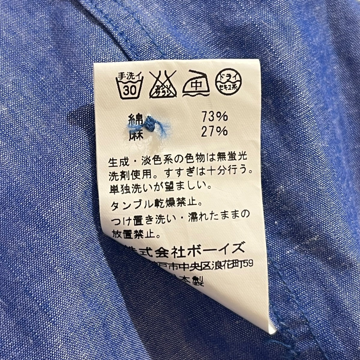 DANTON 半袖シャツJD-3569 古着・中古-4枚目のアイテム画像