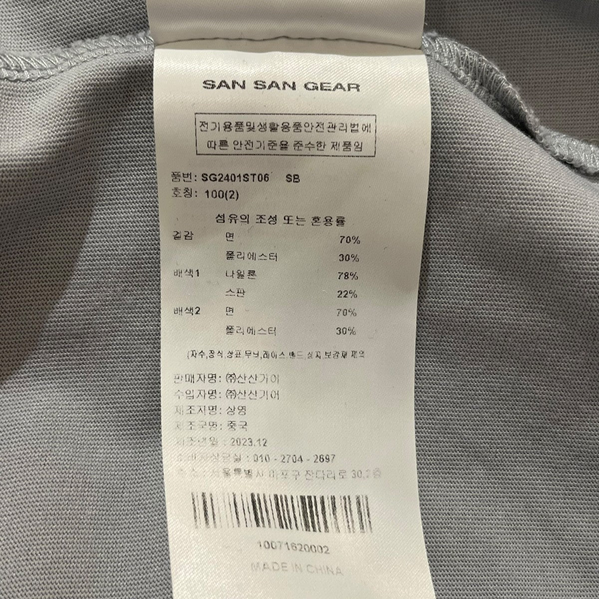 SAN SAN GEAR 24SSTシャツ 古着・中古-3枚目のアイテム画像