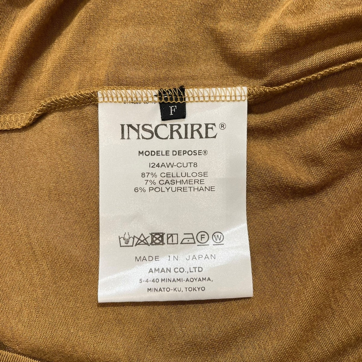 長袖カットソー124AW-CUT8
