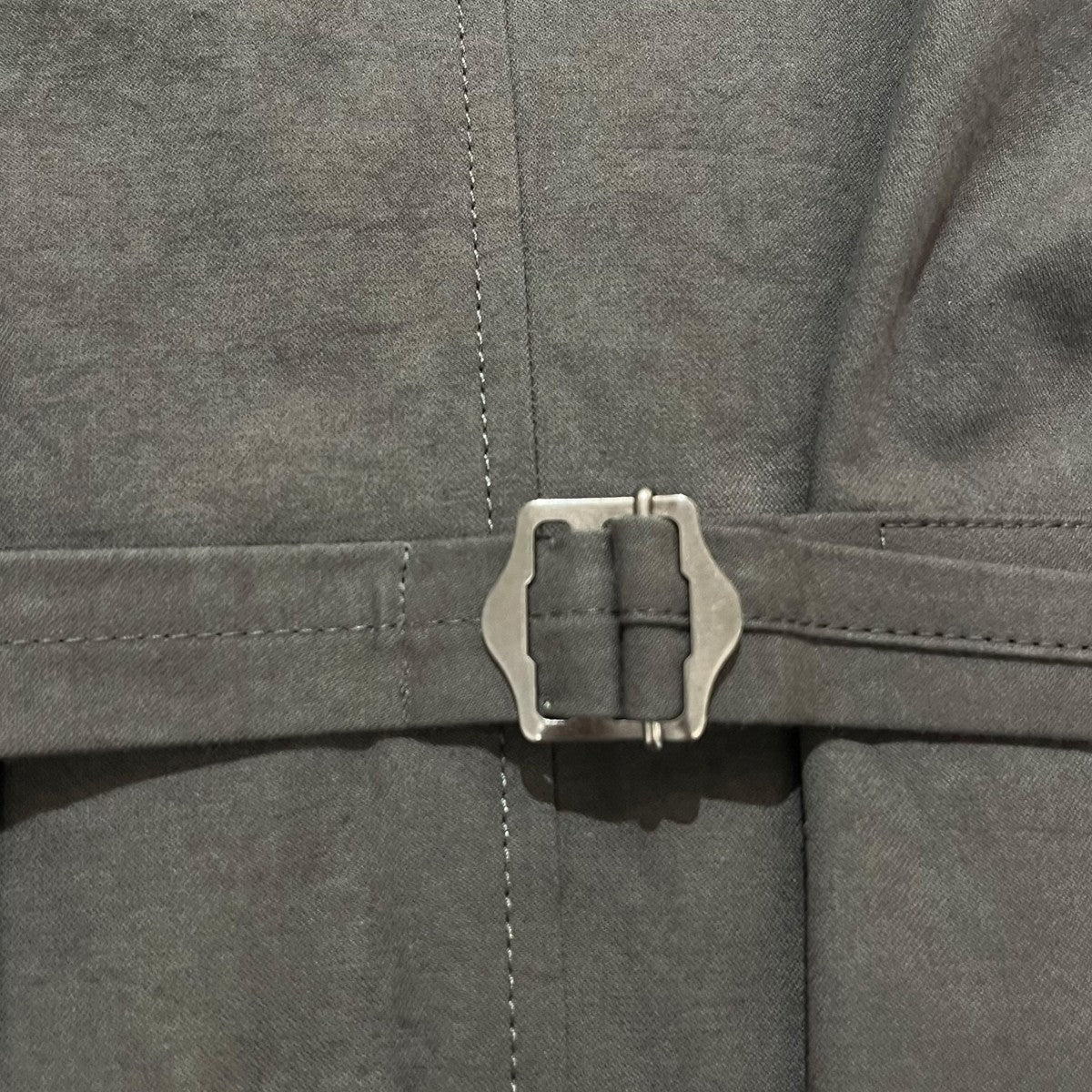 GROUND Y COTTON ZAZA CROSS WA ZIPPER POCKET VESTベストGO-V01-004 古着・中古-4枚目のアイテム画像