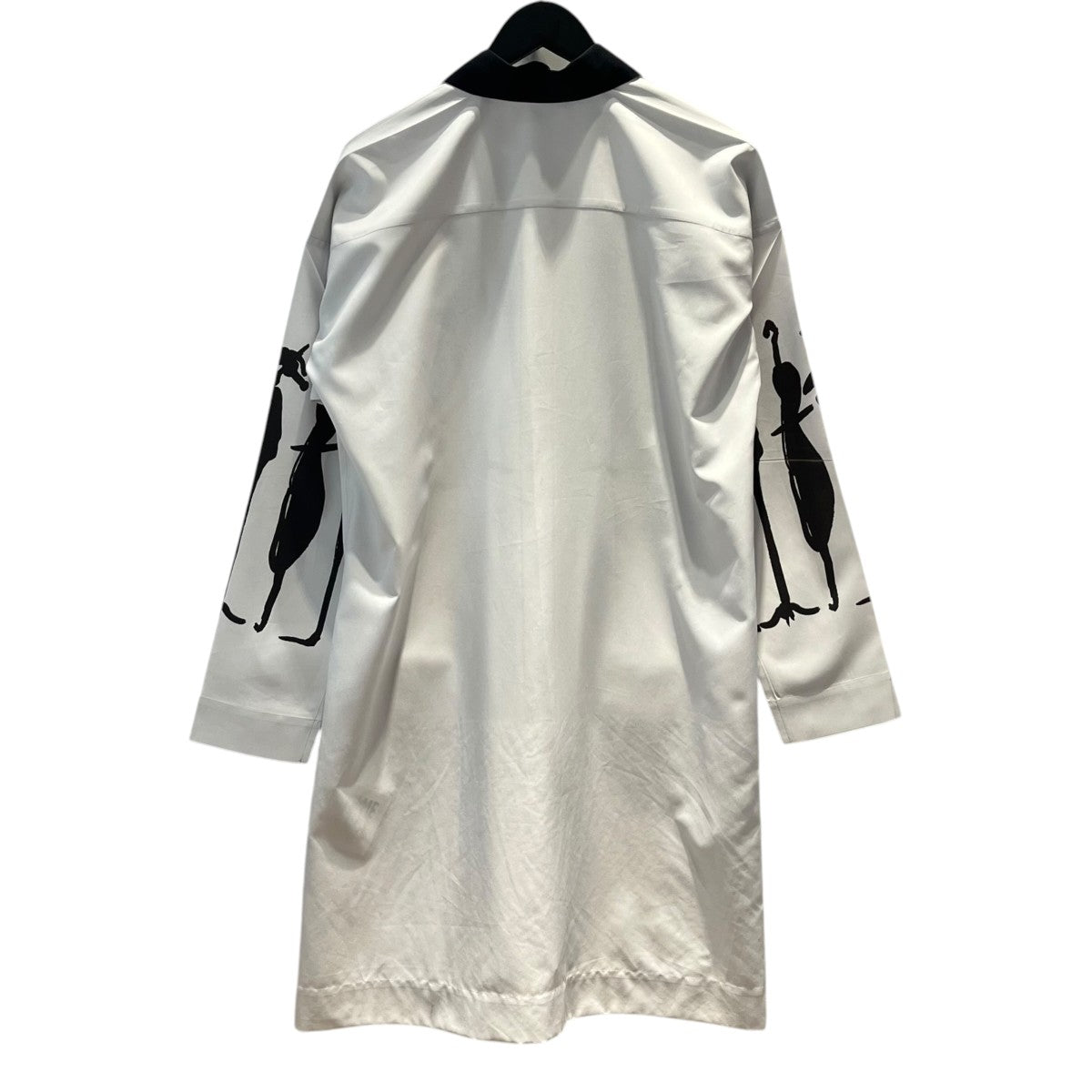 HOMME PLISSE ISSEY MIYAKE 総柄ロングシャツHP04FJ040 古着・中古-2枚目のアイテム画像